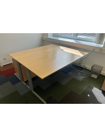 Kancelársky PC stôl Techo - dekor buk